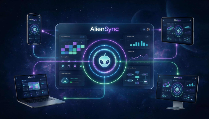 updates on software socials aliensync